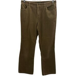 Liz Claiborne Sage Green Corduroy Jeans. Size 12 R